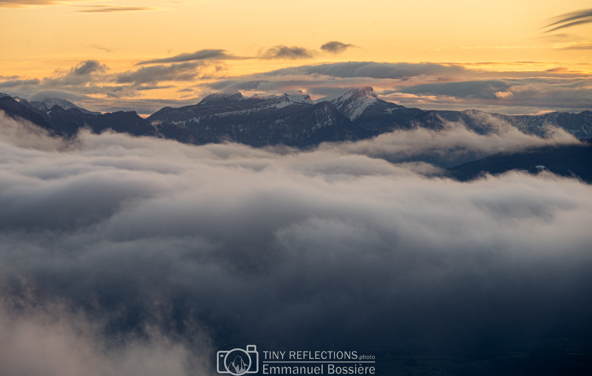 Over the sea of cloud